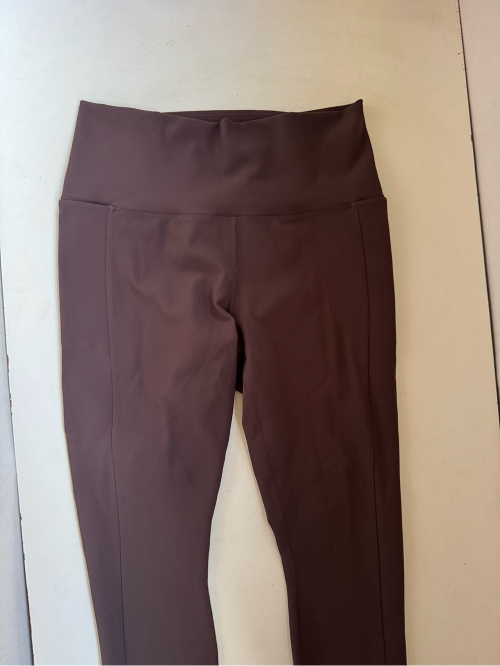 CALIA Essential High Rise Ribbed Leggings  Pockets large - Picture 2 of 6